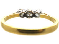 18ct Gold Three Stone Diamond Ring