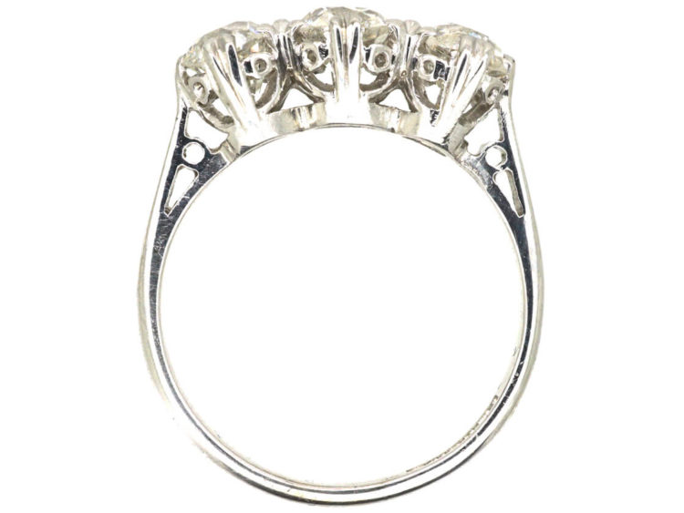 18ct Gold Three Stone Diamond Ring