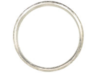 Art Deco Platinum Wedding Band