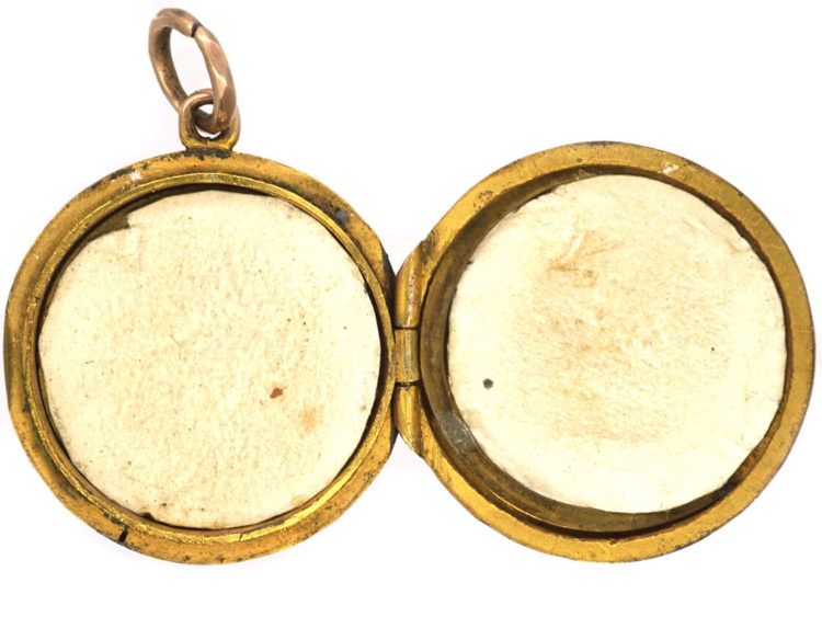 Edwardian 9ct Back & Front Round Locket