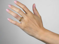 Victorian 18ct Gold Decorated Wedding Band