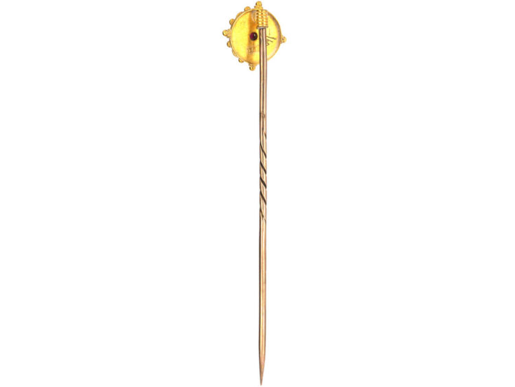 Victorian 15ct Gold & Ruby Tie Pin