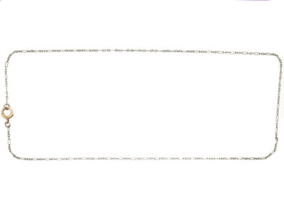 Edwardian Platinum Chain with 15ct Gold Clasp