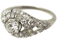 Art Deco Platinum & Diamond Ring