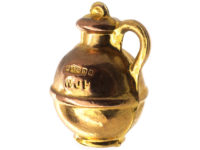 9ct Gold Flagon Charm
