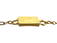 Early 20th Century 14ct Gold Chain with Decorative Box Clasp