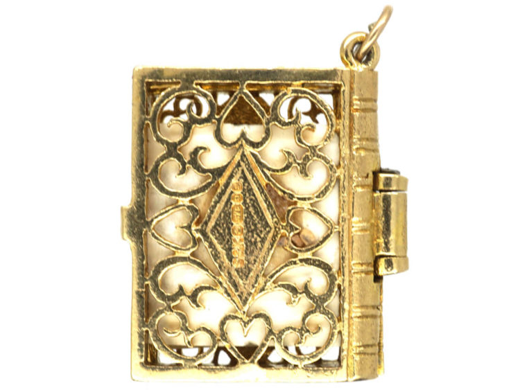 9ct Gold Bible Charm