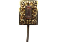 Georgian 9ct Gold Locket Tie Pin