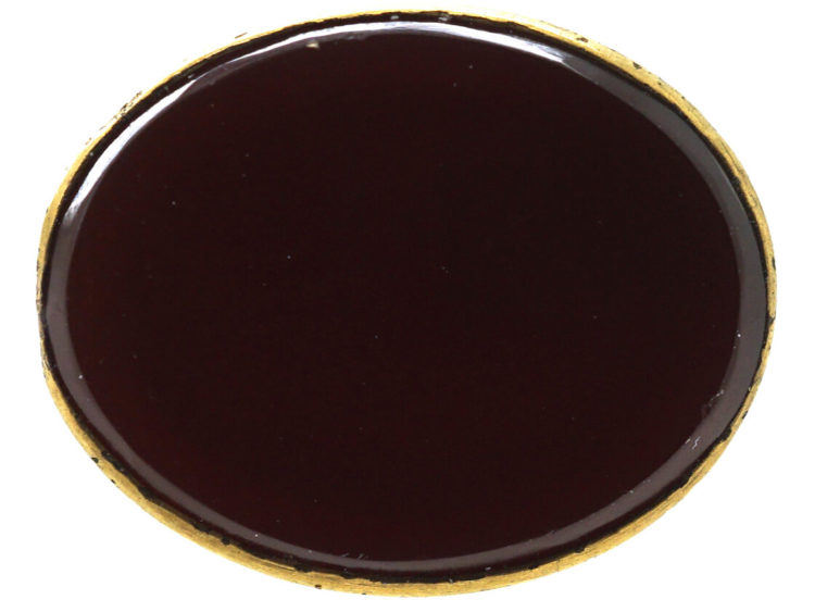 Victorian Gold Cased Seal of a Greyhound