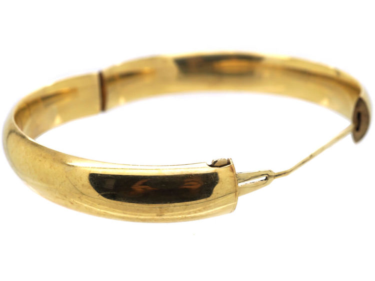14ct Gold Plain Bangle