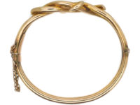 Edwardian 9ct Gold Coily Bangle