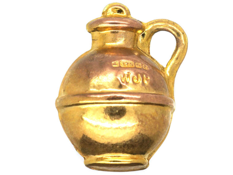 9ct Gold Flagon Charm