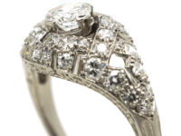 Art Deco Platinum & Diamond Ring