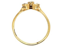 Victorian 18ct Gold & Diamond Horseshoe Ring