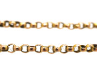 Victorian 9ct Rose Gold Belcher Chain
