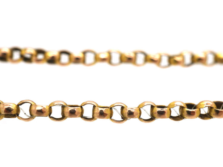 Victorian 9ct Rose Gold Belcher Chain