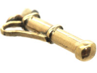 Edwardian 15ct Gold Golf Clubs in Bag Charm