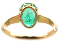 Edwardian 18ct Gold & Emerald Ring