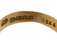 18ct Gold Lover's Knot Ring set with Diamonds