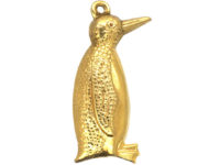 9ct Gold Penguin Charm