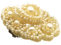 Regency Small Natural Pearl Lace Brooch