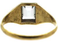 Art Deco 14ct Gold & Aquamarine Ring