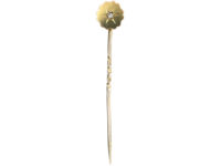 Victorian 15ct Gold & Diamond Star Tie Pin