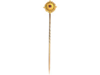 Victorian 15ct Gold & Ruby Tie Pin