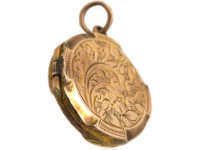 Edwardian 9ct Back & Front Round Locket