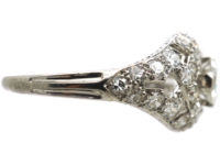 Art Deco Platinum & Diamond Ring