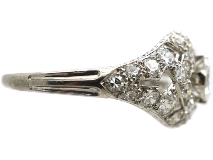 Art Deco Platinum & Diamond Ring