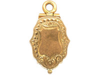 Victorian 18ct Gold Locket set with Four Natural Split Pearls