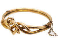 Edwardian 9ct Gold Coily Bangle