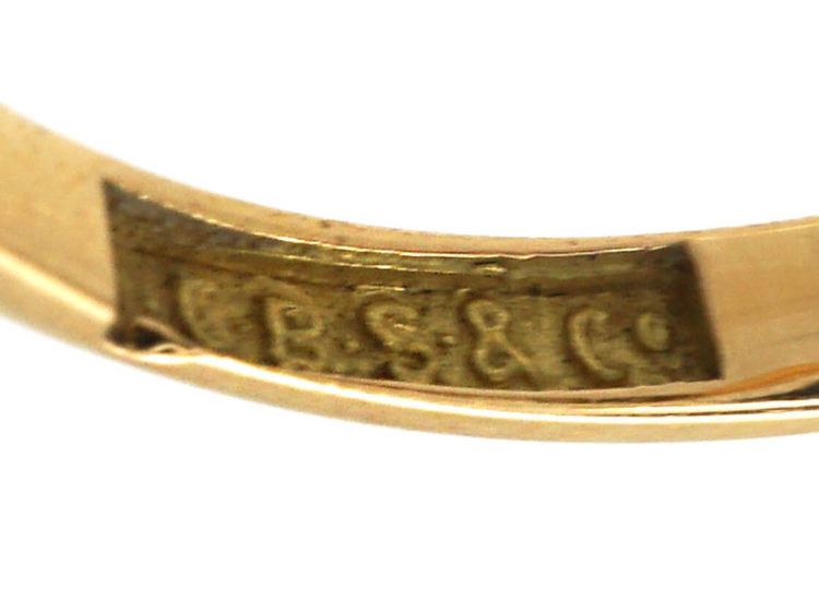 Victorian 18ct Gold & Diamond Horseshoe Ring