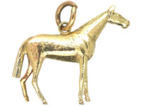 9ct Gold Horse Charm