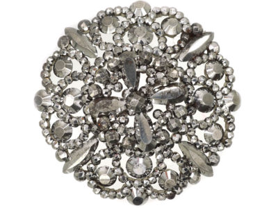 Georgian Cut Steel Brooch Georgian Cut Steel Brooch