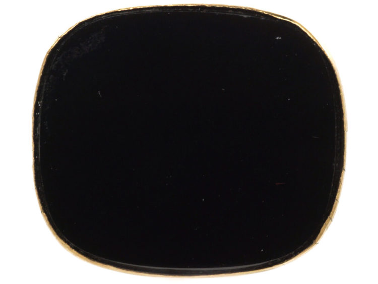 9ct Gold Dolphin Seal with Onyx Base