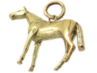 9ct Gold Horse Charm