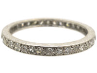 Art Deco Platinum & Diamond Eternity Ring