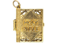 9ct Gold Bible Charm