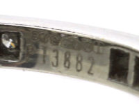 Narrow Platinum & Diamond Eternity Ring