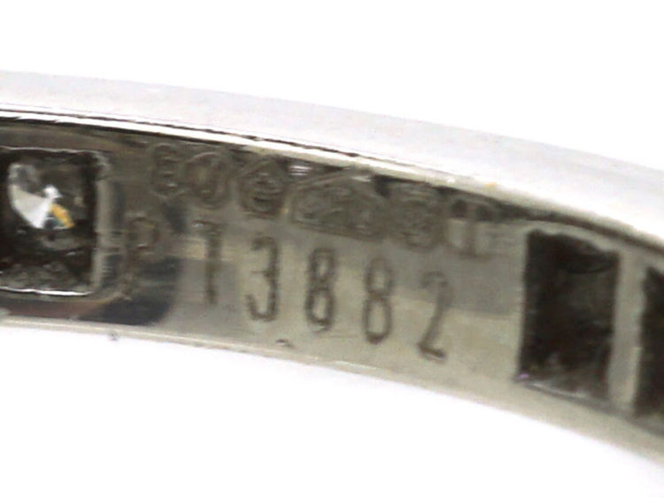 Narrow Platinum & Diamond Eternity Ring