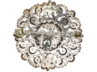 Georgian Cut Steel Brooch