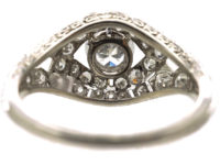 Art Deco Platinum & Diamond Ring