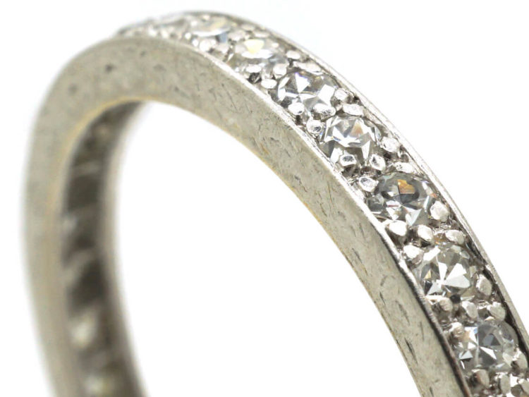 Art Deco Platinum & Diamond Eternity Ring