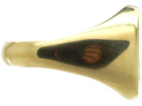 9ct Gold Signet Ring with an Owl Intaglio