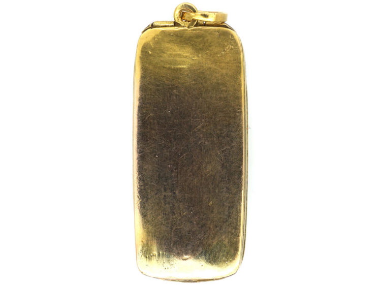 Georgian 15ct Gold Locket Spelling Love