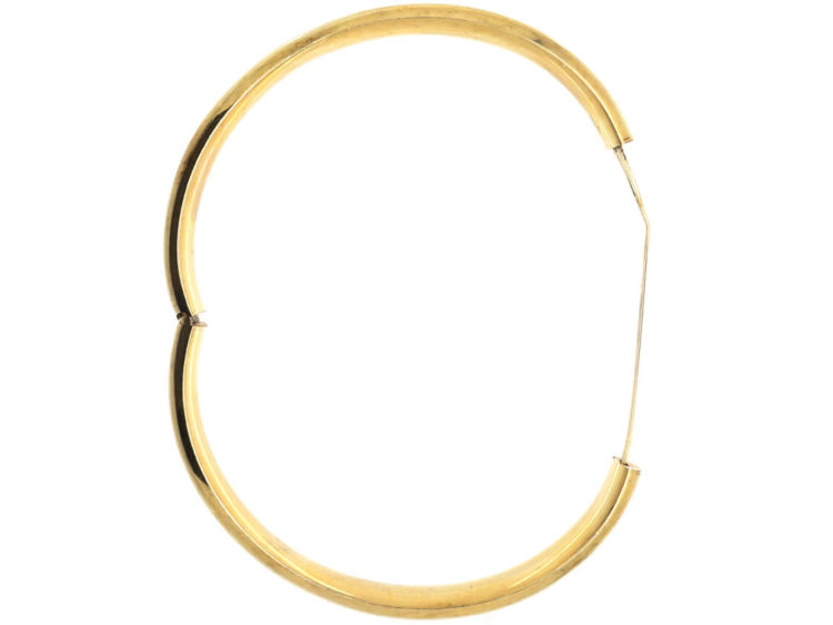 14ct Gold Plain Bangle