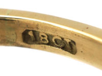 Edwardian 18ct Gold & Diamond Cluster Ring