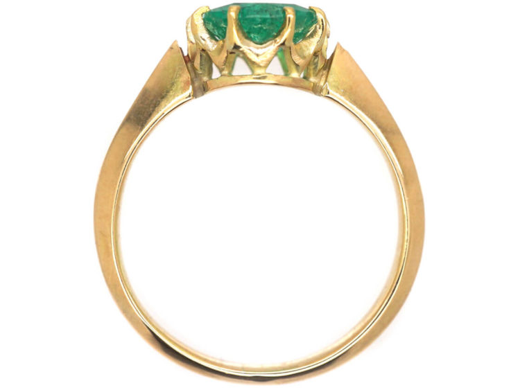 Edwardian 18ct Gold & Emerald Ring